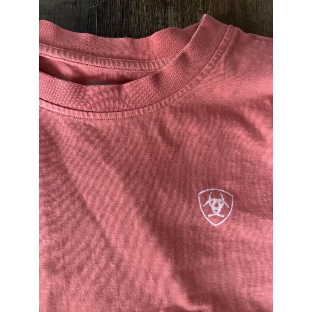 Ariat Long Sleeve Tee in Dusty Rose - Picture 3 of 4